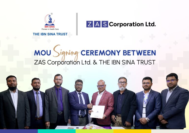 ZAS Corporation Ltd. Signs MOU with The Ibn Sina Trust to Enhance Employee Healthcare Access